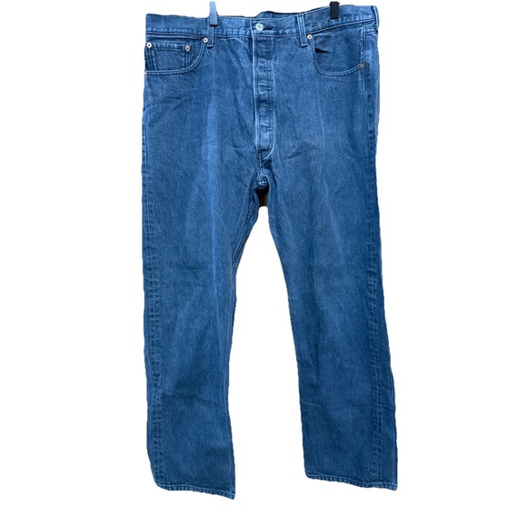 Levi's‎ 501 Jeans Vintage Mens Original Straight Button Fly Gray Size 42x34 EUC - Picture 1 of 6